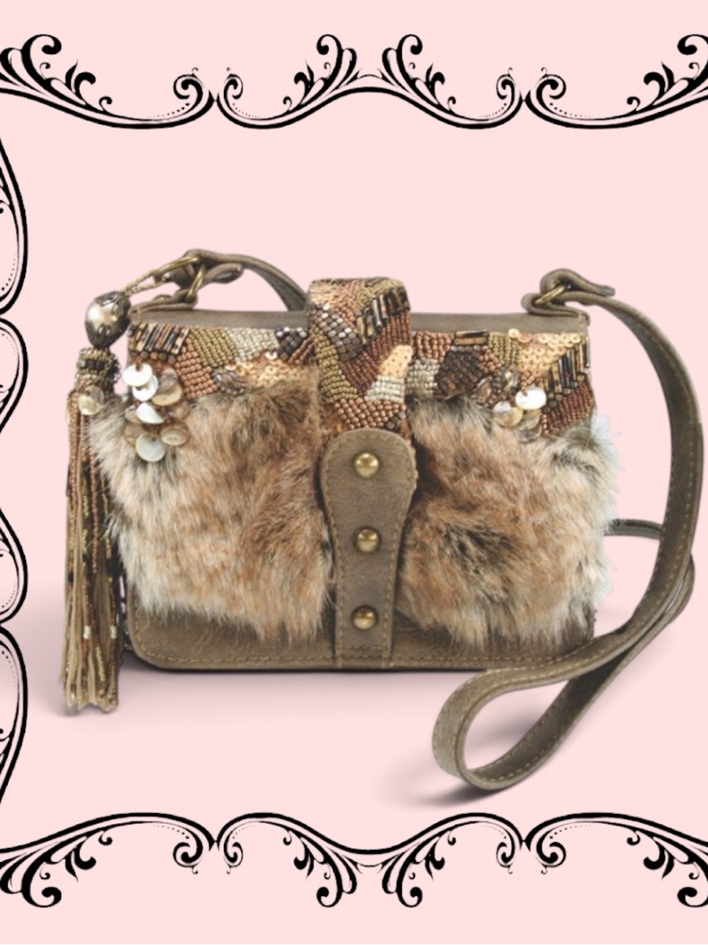 MARY FRANCES RARE VINTAGE PURSE